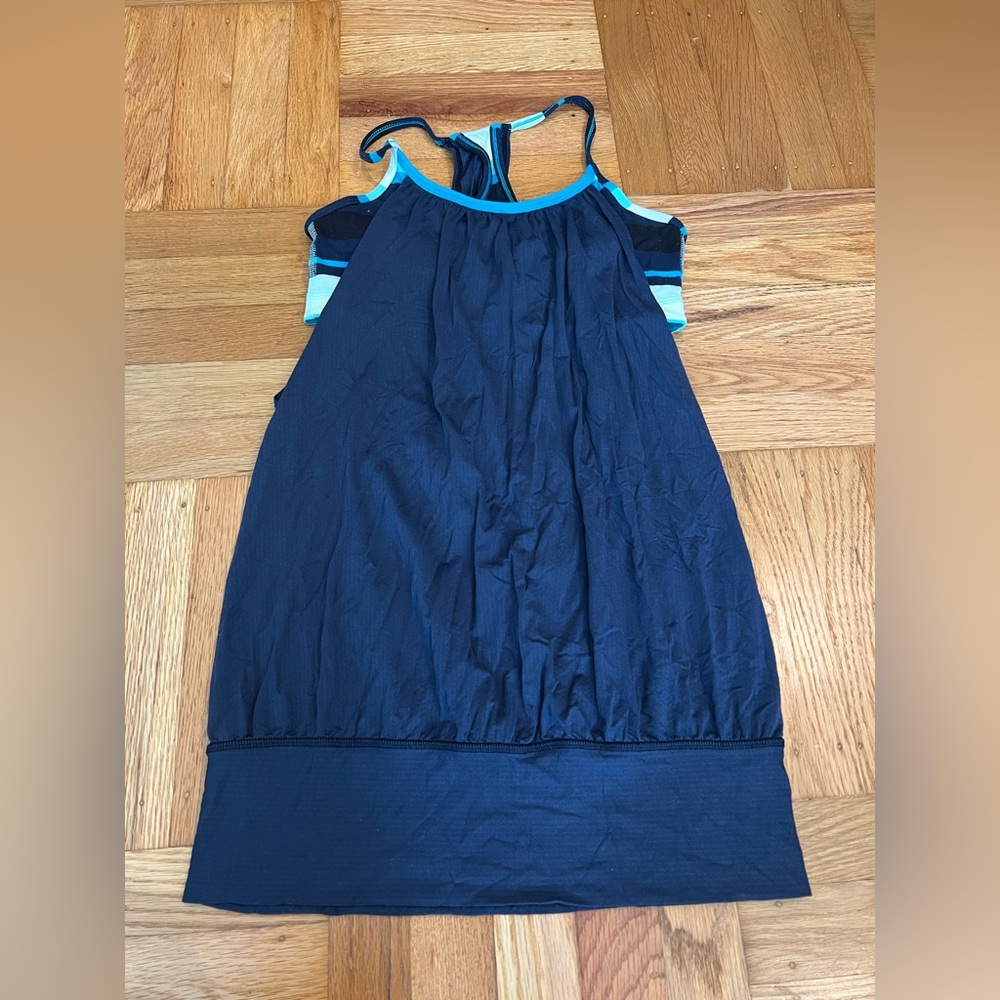 Lululemon athletic tank with attached sports bra
